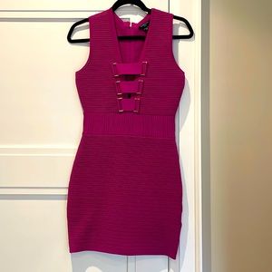 Marciano by Guess Fuchsia Fitted Dress XS